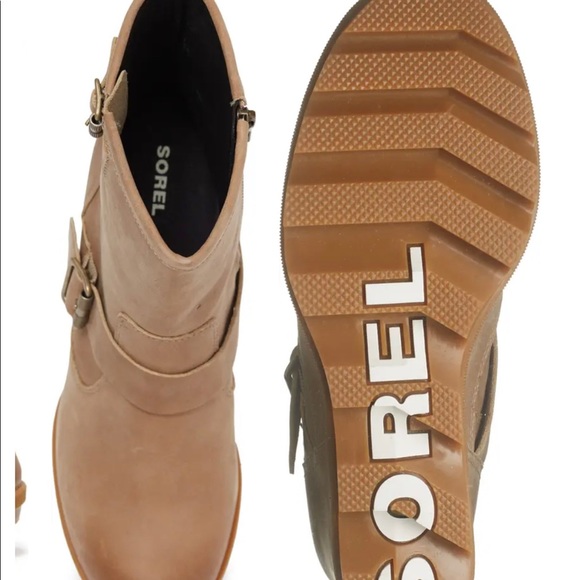SOREL JOAN Of ARTIC WEDGE II Sandy Tan Boot All sizes - Picture 6 of 8